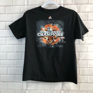 San Francisco Giants 2012 World Series black tshirt